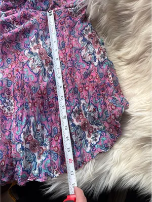 Pink Floral Halter Neck Mini Dress by Bisou Bisou thumbnail 10