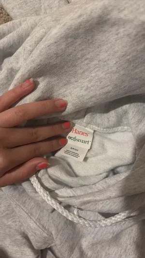 Self Care Pink Grey Hoodie Gray thumbnail 3
