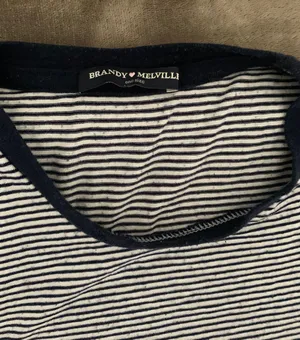 Brandy Melville striped short sleeve tee thumbnail 2