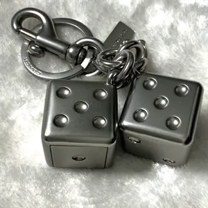 Coach Metallic Dice Keychain thumbnail 7