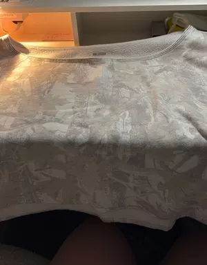 Hollister Camo Sweater Off-Shoulder thumbnail 1