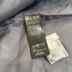 NAKD wool grey double breasted 2-in-1 convertible long full to cropped coat thumbnail 6