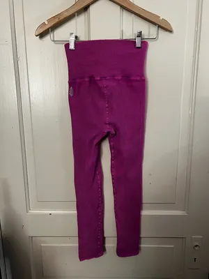 Free People Women’s Ribbed Leggings Size XS Pink thumbnail 6