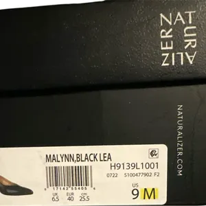 Elegant Black Leather Women's Shoes thumbnail 9