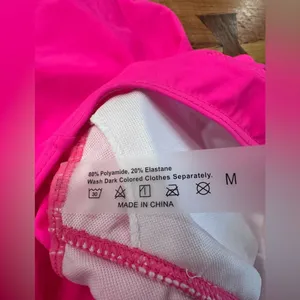 NWT SHEIN Chic Pink One Piece Swimsuit with Elegant Design thumbnail 7