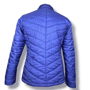 Columbia Omni-Heat Puffer Jacket Womens Medium Purple Quilted Full Zip Coat thumbnail 4