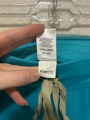 FIGS Catarina Scrub Top + Livingston Pants Set Teal Size Medium Tall thumbnail 4