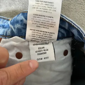 GRLFRND Harlow High Rise Boot Slit Jeans Size 32 Distressed Raw Hem Blue Diamond thumbnail 5