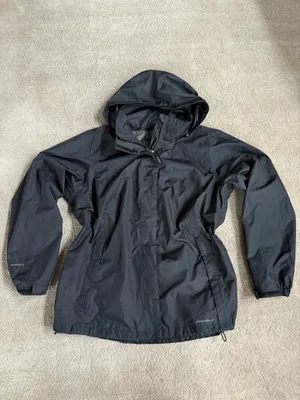 Eddie Bauer WeatherEdge Black Rain Jacket – Women’s 1X thumbnail 2
