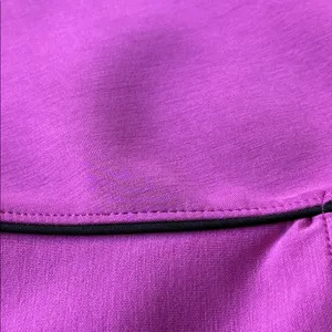NWOT all in motion Purple Cropped Sweatshirt with Black Piping Accents size XXL thumbnail 11