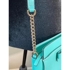 Kate Spade Montford Park Teal Small Crossbody Bag Bow Leather Chain Strap Chic thumbnail 14