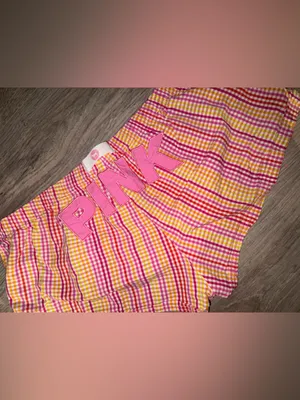 Vintage Y2K PINK Victoria’s Secret Plaid Low waist super short shorts thumbnail 2