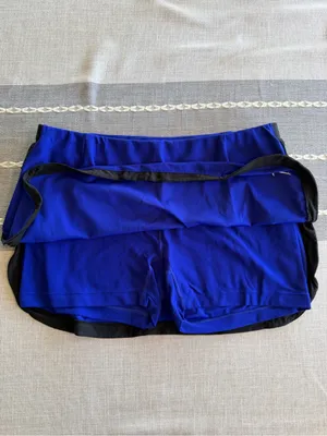 Y2K Nike Skort Athletic Blue Purple Size XL Silver Tag 90s thumbnail 4