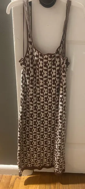 Brown Floral Dress Hollister Mini thumbnail 1