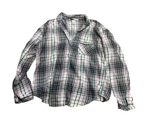 Victoria's Secret‎ Plaid Flannel Pajama Top Sleepwear Women's Small thumbnail 1