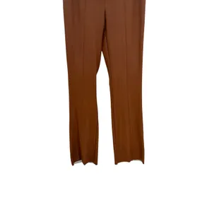 NA-KD Cognac Brown‎ Flared PU Faux Leather Pants High Rise NWT EU 36 US 6 thumbnail 4