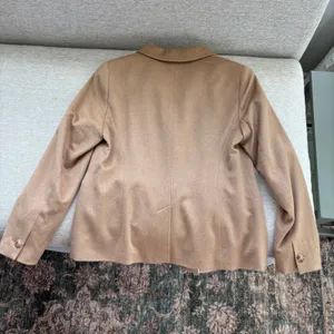 Talbots Blazer 8P Camel Hair Coat Italian Fabric Preppy Old Money Capsule Office thumbnail 8