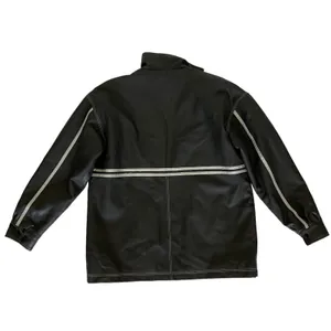 Lounge Lizard Jacket Medium Black Gray Moto Biker‎ Streetwear Edgy thumbnail 8