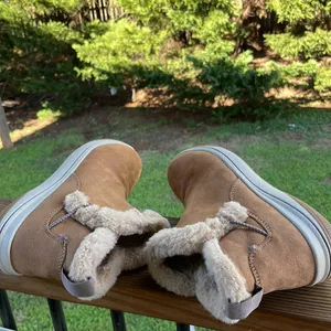 Clark’s cloudstepper breeze faux fur slip on boots thumbnail 7