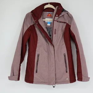 Columbia Women's Snowy Summit Insulated Jacket Size Small Cinder Berry Winter thumbnail 1