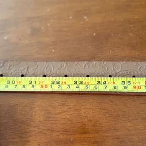 Velez Artisan Leather Belt Size XL Red Brown Western Artisan Boho Folk Columbia thumbnail 4