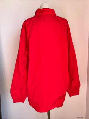 Aritzia TNA Red Windbreaker Large thumbnail 2