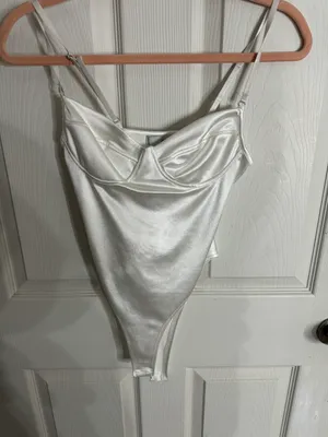 Adika white body suit thumbnail 3