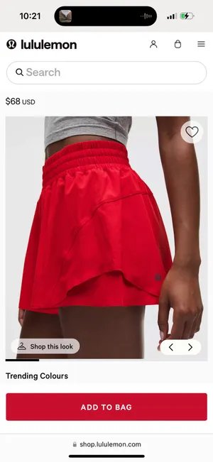 Lululemon Shake It Out High-rise Running Shorts thumbnail 2