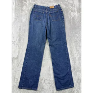 70/80s Vintage Levi’s Made in USA Orange Tab Jeans Women’s 16 Straight Cut Denim thumbnail 7
