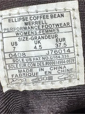Merrell‎ Ellipse Suede Lace Up Sneakers Coffee Bean Brown Women’s 7 thumbnail 10