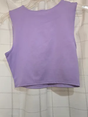 Yogalicious Pure Cloud Nicki Muscle Cropped Tank Top thumbnail 2