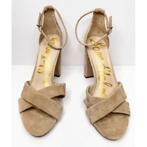 Sam Edelman Yaro Block Heel Ankle Strap Criss‎ Cross Sandals Size 10 thumbnail 4