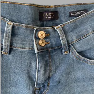 Curve Appeal Curve Creator Women High Rise Bootcut Jeans 8/29 Blue Medium Wash thumbnail 2