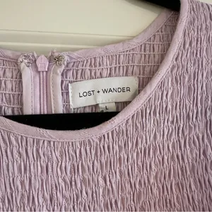 LOST + WANDER Women’s Lavender Dress thumbnail 4