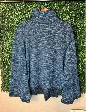 Free People Sunny Days Turtleneck Top In Overboard Combo Size Medium thumbnail 1