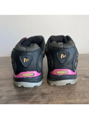 Merrell Verterra Black / Pink Women's Hiking Shoe Size 8.5 #750 thumbnail 4