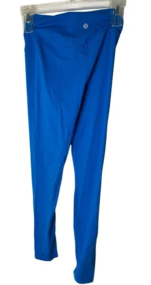 Lululemon swift speed leggings blue women's size 4 thumbnail 1