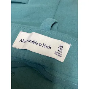 Abercrombie & Fitch Women's Green Pleated High Rise Wide Leg Dress Pants Size 30 thumbnail 3