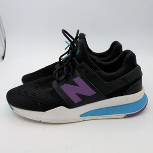 New Balance 247 V2 Womens Size 8‎ Black Purple Blue REVlite Sneakers WS247FF thumbnail 2