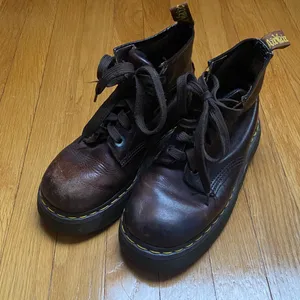 Dr. Martens Vintage Brown Combat Boots thumbnail 1
