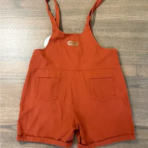 Oh Polly NWT Burnt Orange Overalls- Size Small thumbnail 5