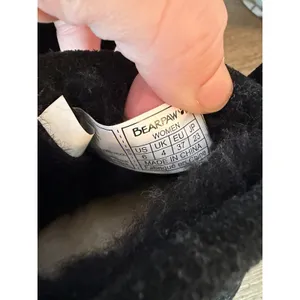 Bearpaw Suede Ankle Boots Women Black‎ Size 6 thumbnail 4
