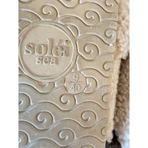 Solei‎ Sea Cimba Sherpa Clog Womens Beige Size 9 thumbnail 6