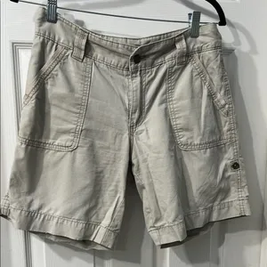Carhartt Women’s Original Fit Cargo Shorts Khaki Utility Workwear Size 4 thumbnail 1