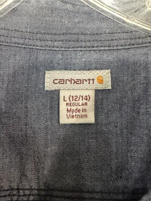 Carhartt Chambray Denim Button-Down Pullover Shirt thumbnail 2