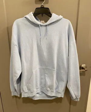Light Blue Aesthetic Hoodie Size L thumbnail 1