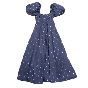 Hill House Home Matilda Dress in Navy Floral, Size XXS​ thumbnail 4