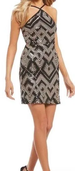 Midnight Doll Dillard Sequined Bodycon 3 thumbnail 1