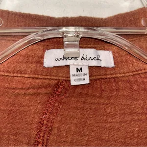 White Birch Rust Button Down Top Women’s Medium thumbnail 6
