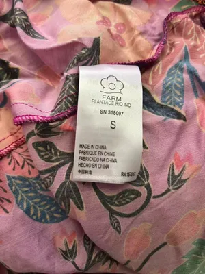 NWT Farm Rio Multicolor Floral Long Sleeves Pockets Midi Dress Size S thumbnail 6